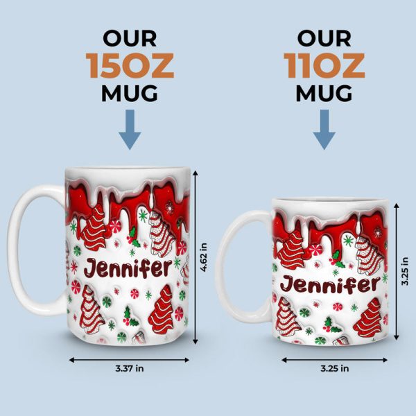 Hot Cocoa Warm Hearts - Family Personalized Custom 3D Inflated Effect Printed Mug - Christmas Gift For Family Members Hot Cocoa Warm Hearts - Family Personalized Custom 3D Inflated Effect Printed Mug - Christmas Gift For Family Members