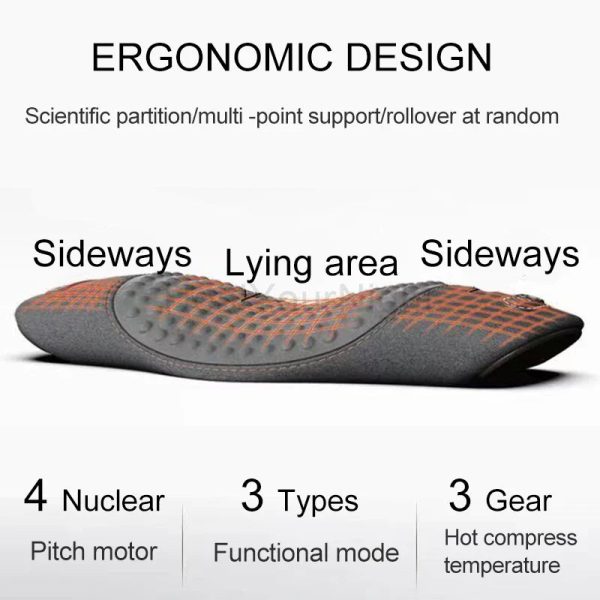 Hot Compression Vibrating Massage Pillow Hot Compression Vibrating Massage Pillow