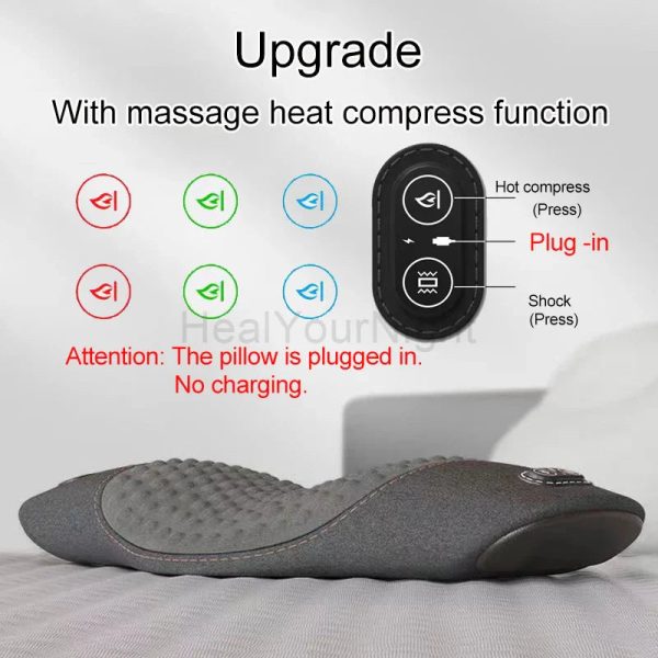 Hot Compression Vibrating Massage Pillow Hot Compression Vibrating Massage Pillow