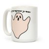 Hottie Without A Body Ghost Coffee Mug Hottie Without A Body Ghost Coffee Mug