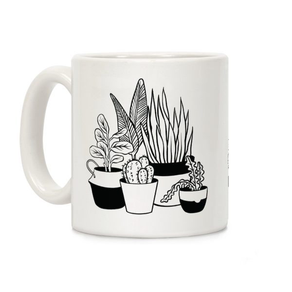 Houseplant Illustration Coffee Mug Houseplant Illustration Coffee Mug