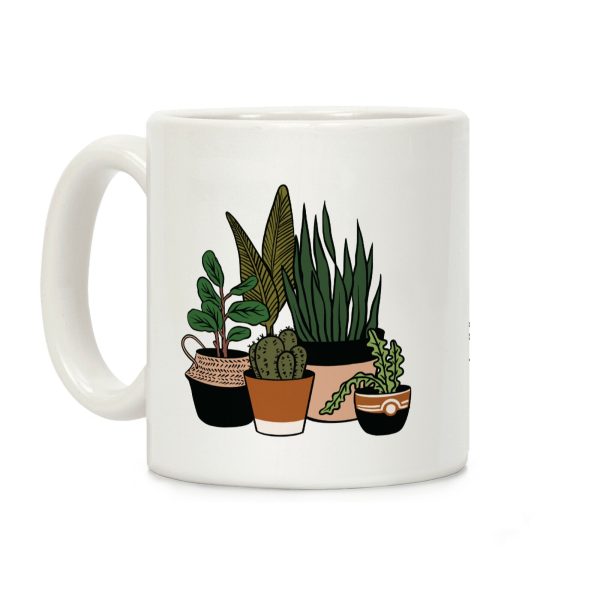 Houseplant Illustration Color Coffee Mug Houseplant Illustration Color Coffee Mug