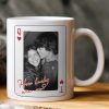 How Lucky Are We Playing Card Couple Custom Romantic Vintage Photo - Personalized Photo Mug How Lucky Are We Playing Card Couple Custom Romantic Vintage Photo - Personalized Photo Mug