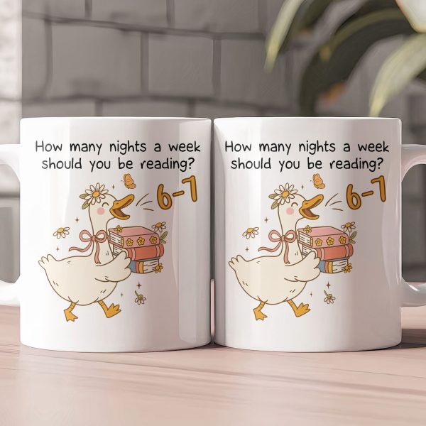 How Many Nights A Week Should You Be Reading 6-7 - Personalized Mug How Many Nights A Week Should You Be Reading 6-7 - Personalized Mug