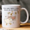 How Many Nights A Week Should You Be Reading 6-7 - Personalized Mug How Many Nights A Week Should You Be Reading 6-7 - Personalized Mug