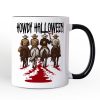 Howdy Halloween Cowboy Men Personalized Mug, Sheriff Western Riders Spooky Gift with Custom Name Howdy Halloween Cowboy Men Personalized Mug, Sheriff Western Riders Spooky Gift with Custom Name