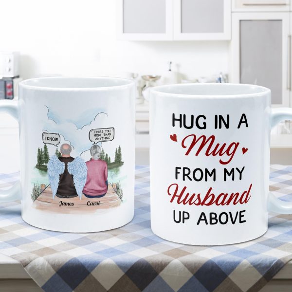 Hug In A Mug - Personalized Mug - Memorial Gift For Family Members Hug In A Mug - Personalized Mug - Memorial Gift For Family Members