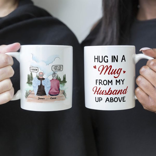 Hug In A Mug - Personalized Mug - Memorial Gift For Family Members Hug In A Mug - Personalized Mug - Memorial Gift For Family Members