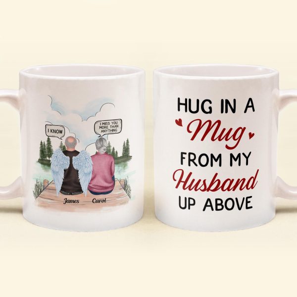 Hug In A Mug - Personalized Mug - Memorial Gift For Family Members Hug In A Mug - Personalized Mug - Memorial Gift For Family Members