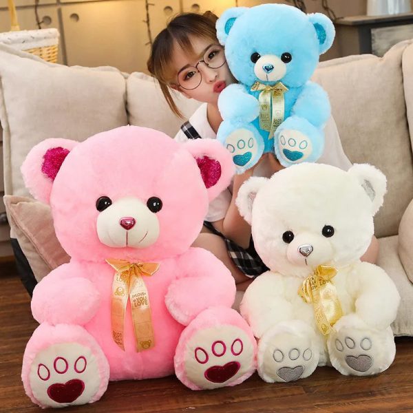 Huggale Plush Teddy Bear - Adorable Cartoon Stuffed Animal Gift for Kids