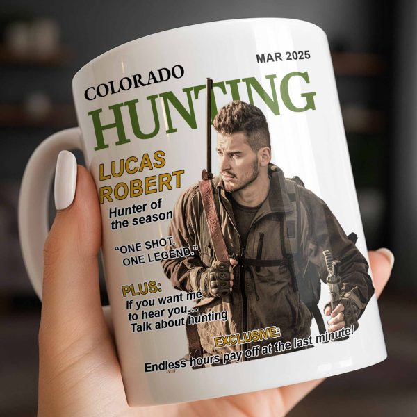 Hunter Of The Year Talk About Hunting - Personalized Custom Coffee Mug - HOB046_MG Hunter Of The Year Talk About Hunting - Personalized Custom Coffee Mug - HOB046_MG