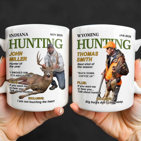 Hunter Of The Year Talk About Hunting - Personalized Custom Coffee Mug - HOB046_MG Hunter Of The Year Talk About Hunting - Personalized Custom Coffee Mug - HOB046_MG