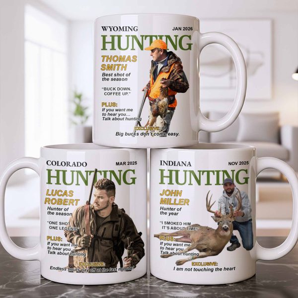 Hunter Of The Year Talk About Hunting - Personalized Custom Coffee Mug - HOB046_MG Hunter Of The Year Talk About Hunting - Personalized Custom Coffee Mug - HOB046_MG