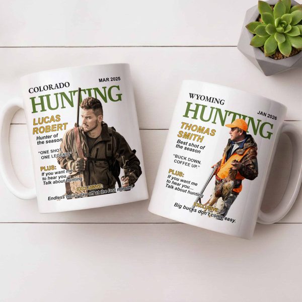Hunter Of The Year Talk About Hunting - Personalized Custom Coffee Mug - HOB046_MG Hunter Of The Year Talk About Hunting - Personalized Custom Coffee Mug - HOB046_MG