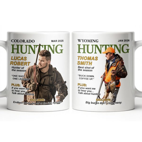 Hunter Of The Year Talk About Hunting - Personalized Custom Coffee Mug - HOB046_MG Hunter Of The Year Talk About Hunting - Personalized Custom Coffee Mug - HOB046_MG