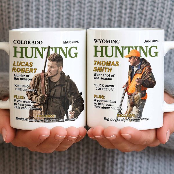 Hunter Of The Year Talk About Hunting - Personalized Custom Coffee Mug - HOB046_MG Hunter Of The Year Talk About Hunting - Personalized Custom Coffee Mug - HOB046_MG