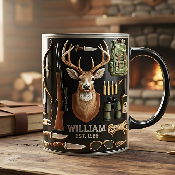 Hunting Black Coffee Mug - Personalized Gifts For Hunting Lovers 01kita171225 Hunting Black Coffee Mug - Personalized Gifts For Hunting Lovers 01kita171225