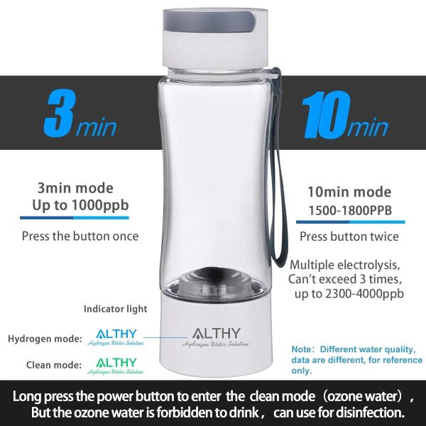 Hydrogen Water Generator Bottle