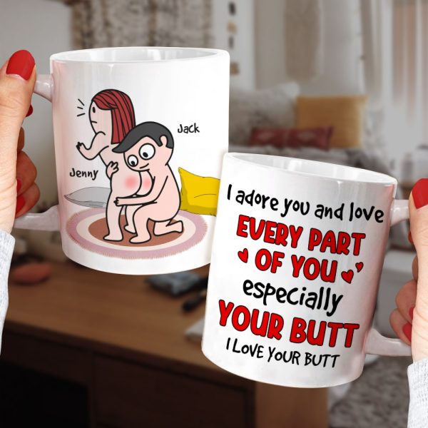 I Adore You Tumbler Cup With Romantic Couple - Personalized Gifts For Wife, Girlfriend I Adore You Tumbler Cup With Romantic Couple - Personalized Gifts For Wife, Girlfriend