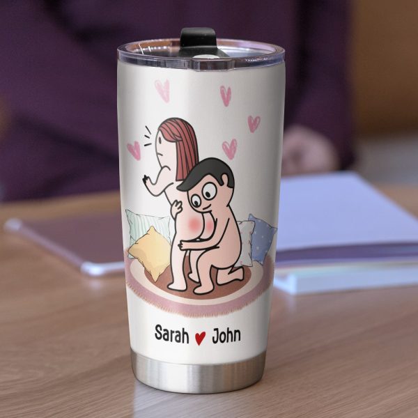 I Adore You Tumbler Cup With Romantic Couple - Personalized Gifts For Wife, Girlfriend I Adore You Tumbler Cup With Romantic Couple - Personalized Gifts For Wife, Girlfriend