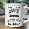 I Am A Writer Personalized Mug, Book Lover Gift With Custom Name I Am A Writer Personalized Mug, Book Lover Gift With Custom Name