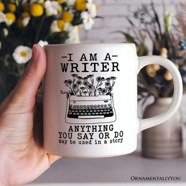 I Am A Writer Personalized Mug, Book Lover Gift With Custom Name I Am A Writer Personalized Mug, Book Lover Gift With Custom Name
