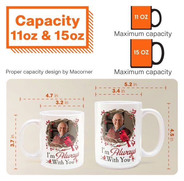 I Am Always With You Memorial Gift - Personalized Photo Mug I Am Always With You Memorial Gift - Personalized Photo Mug