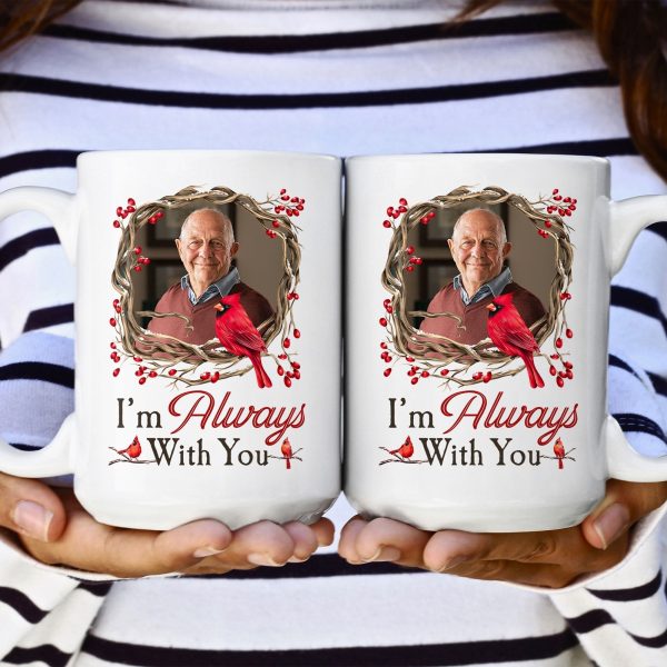 I Am Always With You Memorial Gift - Personalized Photo Mug I Am Always With You Memorial Gift - Personalized Photo Mug