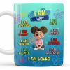 I Am Enough, Kind, Smart, Brave, Strong, Unique, Loved - Personalized Custom Coffee Mug - KID406_MG I Am Enough, Kind, Smart, Brave, Strong, Unique, Loved - Personalized Custom Coffee Mug - KID406_MG