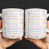 I Am Kind, I Am Brave, Encouraging Floral Design - Personalized Custom Coffee Mug - KID235_MG I Am Kind, I Am Brave, Encouraging Floral Design - Personalized Custom Coffee Mug - KID235_MG