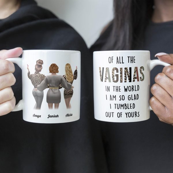 I Am So Glad I Tumbled Out Of Yours - Personalized Mug - Birthday Gift Mother's Day Gift For Mom - Gift From Daughters I Am So Glad I Tumbled Out Of Yours - Personalized Mug - Birthday Gift Mother's Day Gift For Mom - Gift From Daughters