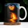 I Am The Light Of The World, Cross and Heart Coffee Mug - Personalized Custom Coffee Mug - FTH060_MG I Am The Light Of The World, Cross and Heart Coffee Mug - Personalized Custom Coffee Mug - FTH060_MG
