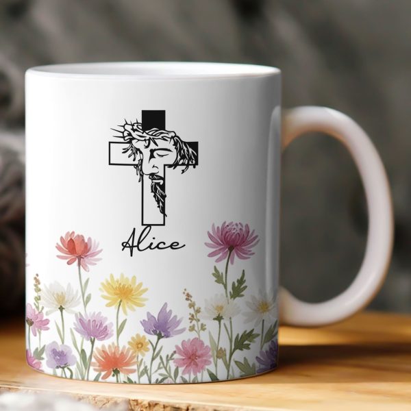 I Am With You Always Christian Gift Custom Birth Flower - Personalized Mug I Am With You Always Christian Gift Custom Birth Flower - Personalized Mug
