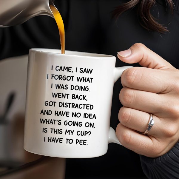I Came I Saw Funny Quote Cup - Personalized Custom Coffee Mug - COL072_MG I Came I Saw Funny Quote Cup - Personalized Custom Coffee Mug - COL072_MG