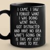 I Came, I Saw, I Forgot What I Was Doing Went Back - Friend Black Mug - Christmas Gift For Best Friends, Grandma, Grandpa I Came, I Saw, I Forgot What I Was Doing Went Back - Friend Black Mug - Christmas Gift For Best Friends, Grandma, Grandpa