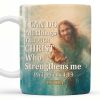 I Can Do All Things Through Christ Who Strengthens Me, Religious Image and Hands - Personalized Custom Coffee Mug - FTH049_MG I Can Do All Things Through Christ Who Strengthens Me, Religious Image and Hands - Personalized Custom Coffee Mug - FTH049_MG