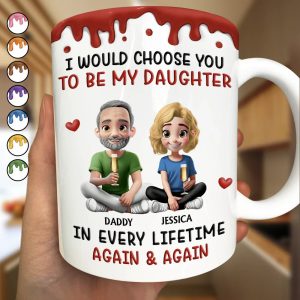 I Choose You In Every Lifetime - Personalized White Edge-to-Edge Mug