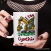 I Dig Christmas Personalized Mug, Christmas Kids Excavator Gifts with Custom Name I Dig Christmas Personalized Mug, Christmas Kids Excavator Gifts with Custom Name