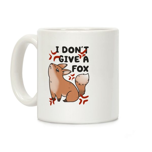 I Don't Give a Fox Coffee Mug I Don't Give a Fox Coffee Mug