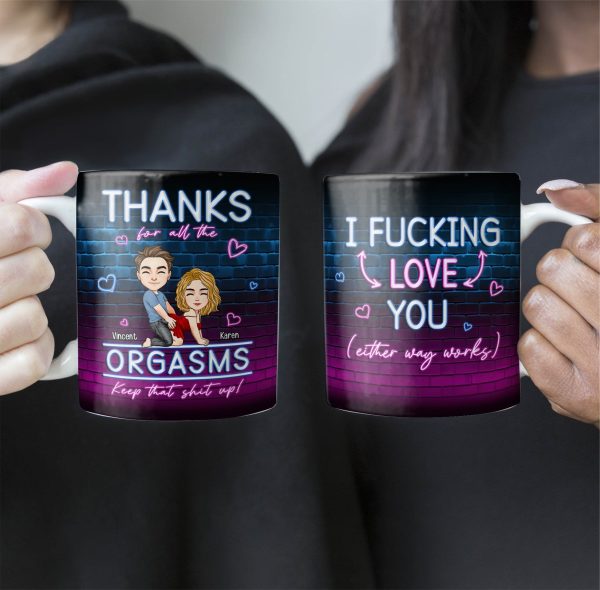 I F-Cking Love You (Either Way Works) - Personalized Mug I F-Cking Love You (Either Way Works) - Personalized Mug