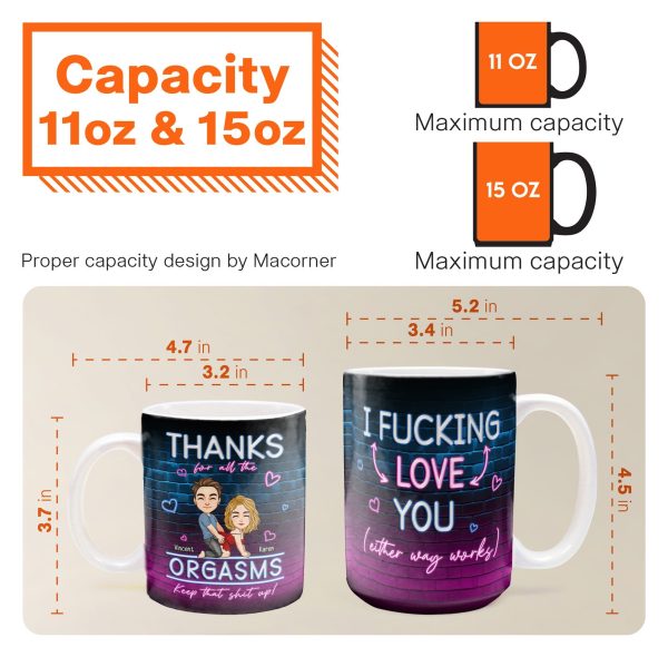 I F-Cking Love You (Either Way Works) - Personalized Mug I F-Cking Love You (Either Way Works) - Personalized Mug