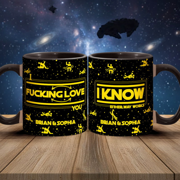I F*cking Love You - Personalized Accent Mug - Gift For Couples NL122 I F*cking Love You - Personalized Accent Mug - Gift For Couples NL122