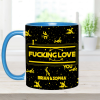 I F*cking Love You - Personalized Accent Mug - Gift For Couples NL122 I F*cking Love You - Personalized Accent Mug - Gift For Couples NL122