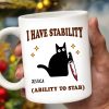 I Have Stability Ability To Stab With Cartoon Duck - Personalized Custom Coffee Mug - COL042_MG I Have Stability Ability To Stab With Cartoon Duck - Personalized Custom Coffee Mug - COL042_MG