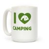 I Heart Camping Coffee Mug I Heart Camping Coffee Mug