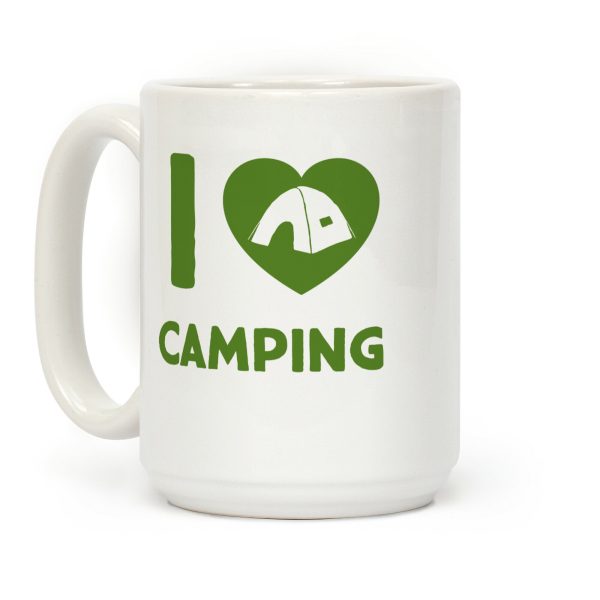 I Heart Camping Coffee Mug I Heart Camping Coffee Mug
