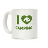I Heart Camping Coffee Mug I Heart Camping Coffee Mug