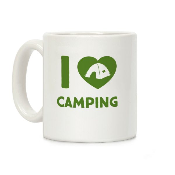 I Heart Camping Coffee Mug I Heart Camping Coffee Mug