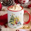 I Just Want To Drink Hot Cocoa And Read Books, Gift For Book Lover, Personalized Coffee Mug, Christmas Girl Reading Books Mug, Christmas Gift