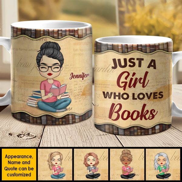I Like Books And Coffee And Maybe 3 People - Personalized Mug I Like Books And Coffee And Maybe 3 People - Personalized Mug